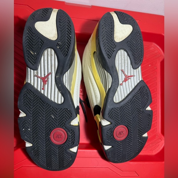 Air Jordan Black Toe 14s Size 7.5 W/6Y 2005 Og All - Picture 8 of 8